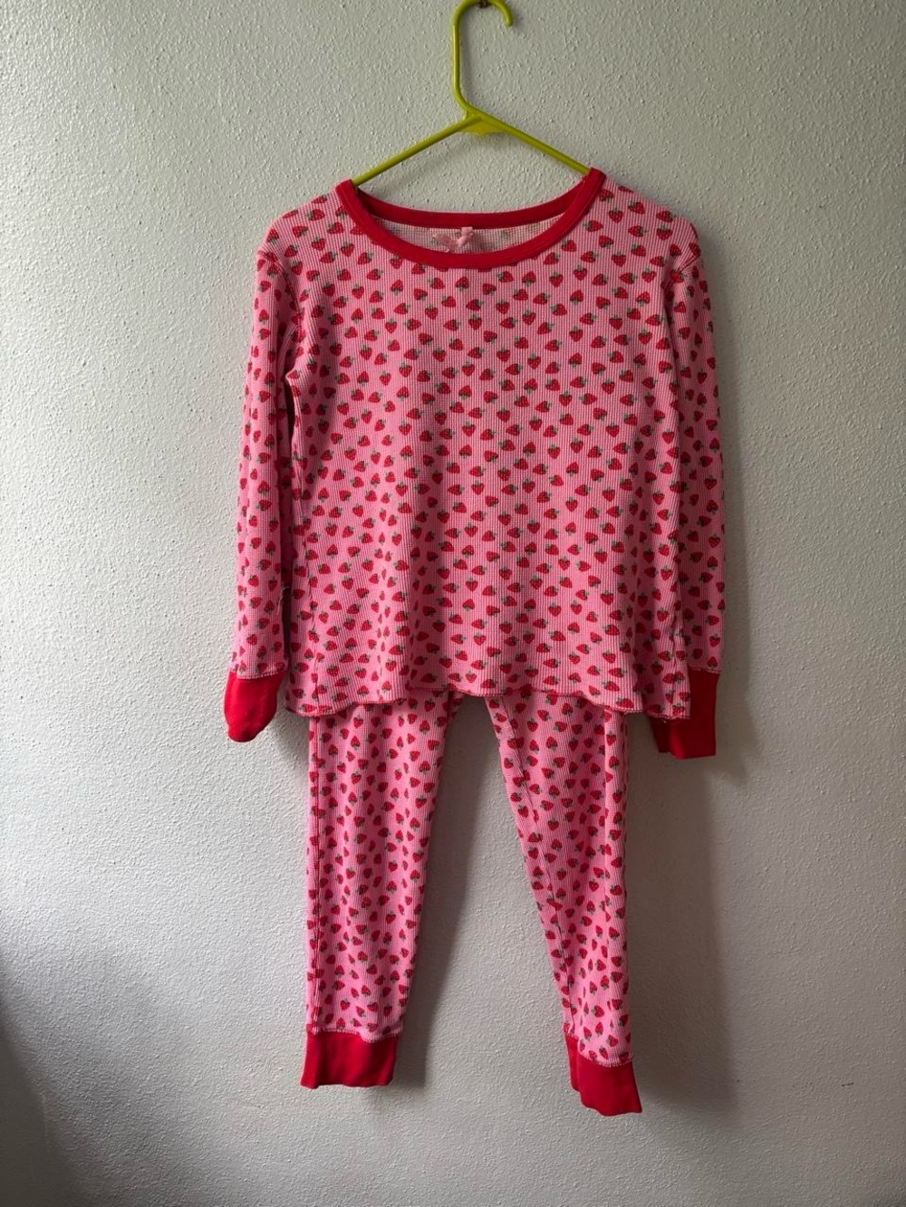 🍓🍓Y2K THERMAL VICTORIAS SECRET PAJAMA SET